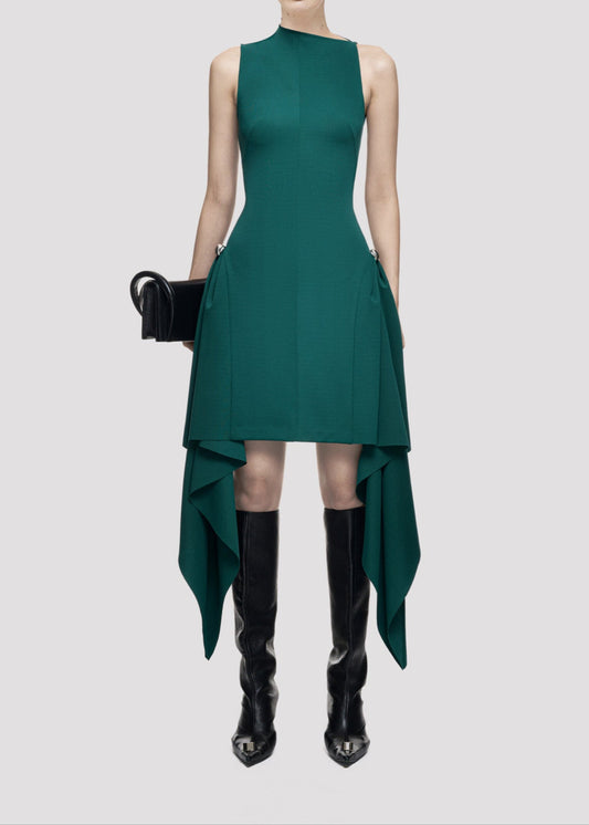 Anastasia Sleeveless Fringe Mini Dress