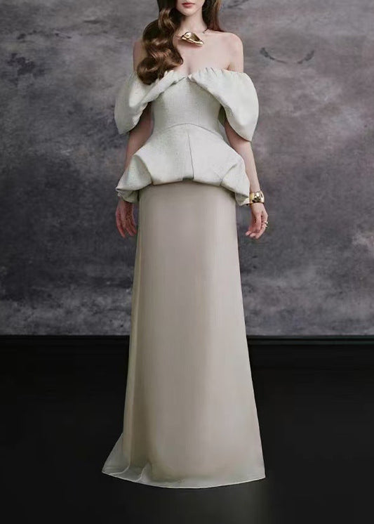 Fatemah Off Shoulder Skirt Set