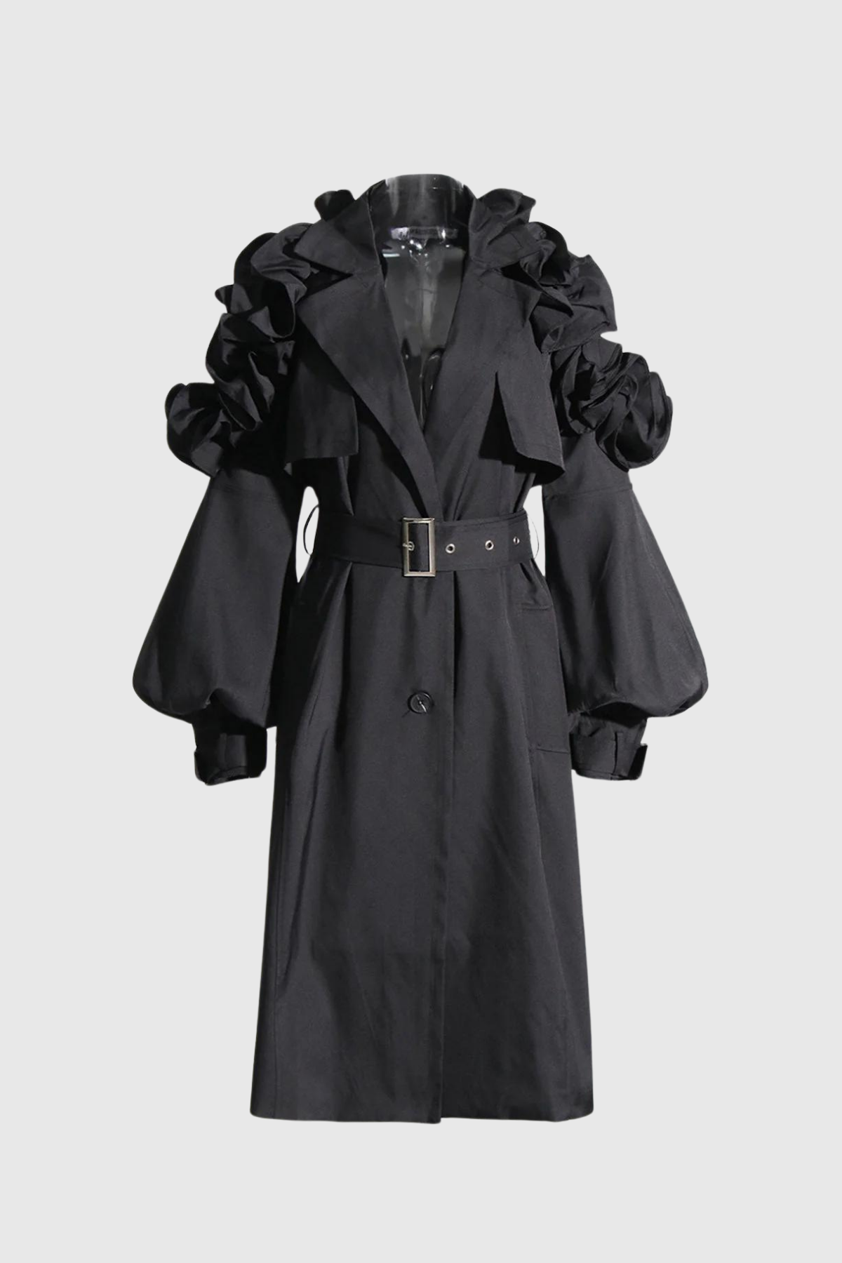 Dosen Ruffle Buckle Coat