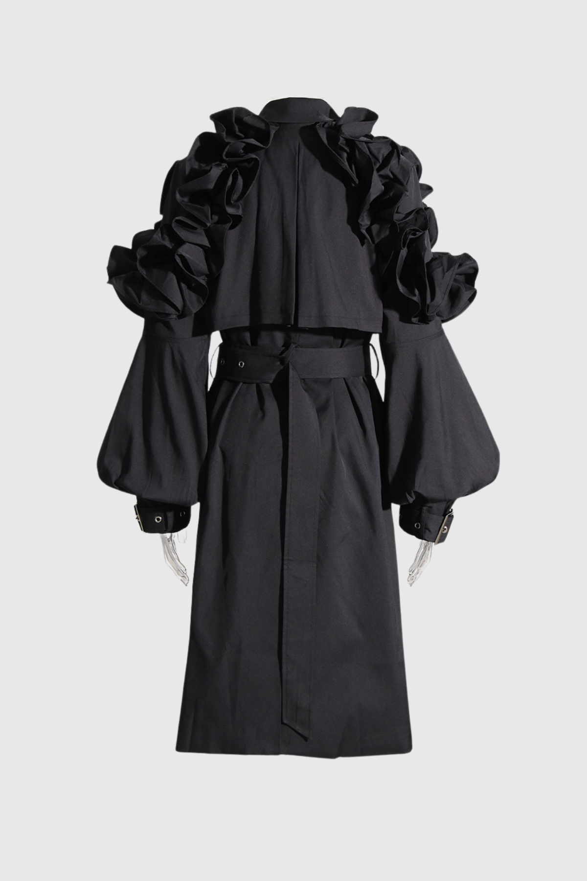 Dosen Ruffle Buckle Coat