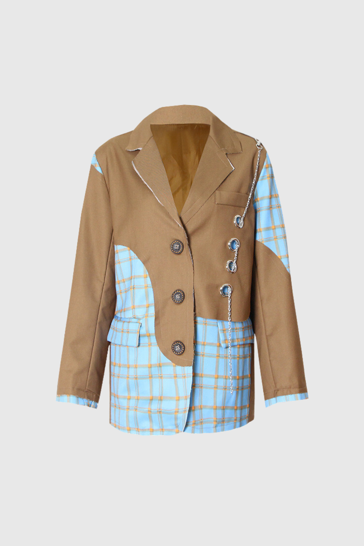 Badar Chain Deconstruct Grid Blazer