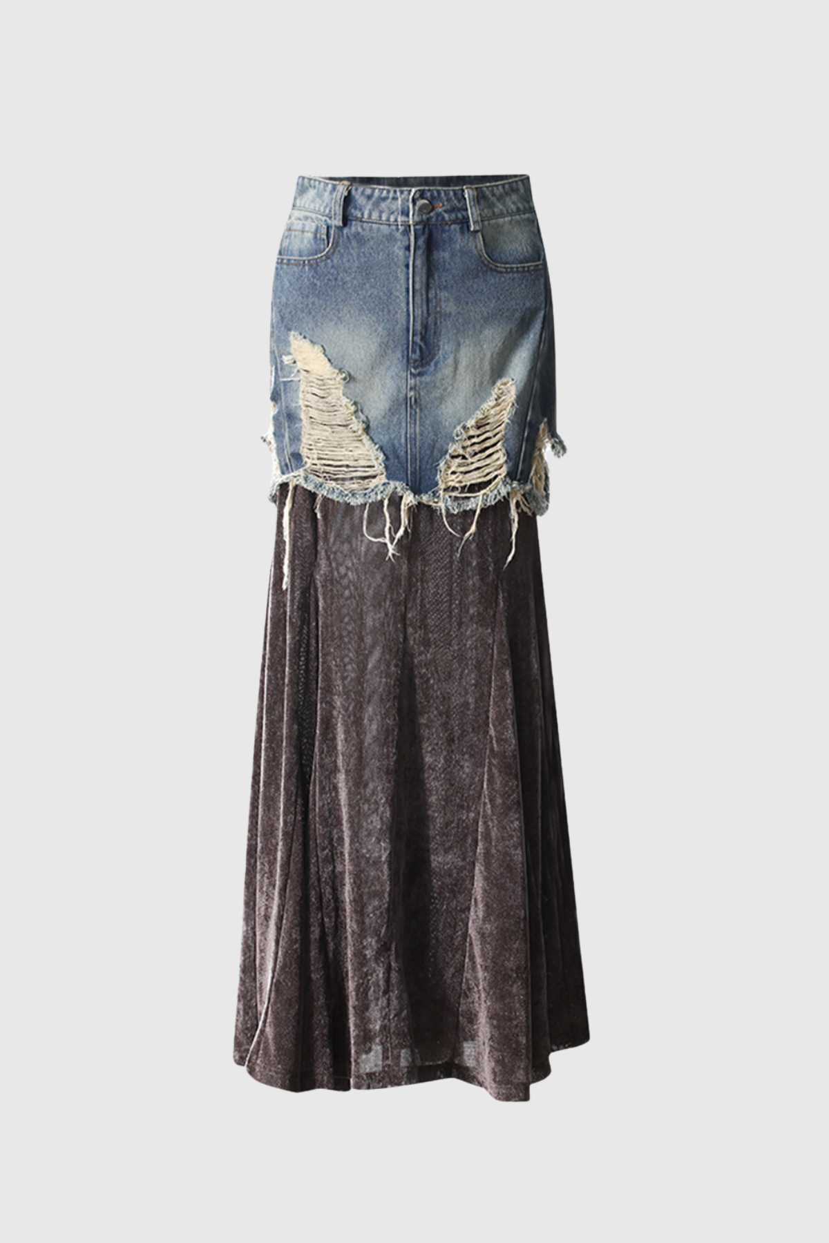 Abilyx Mesh Off Shoulder Deconstruct Set