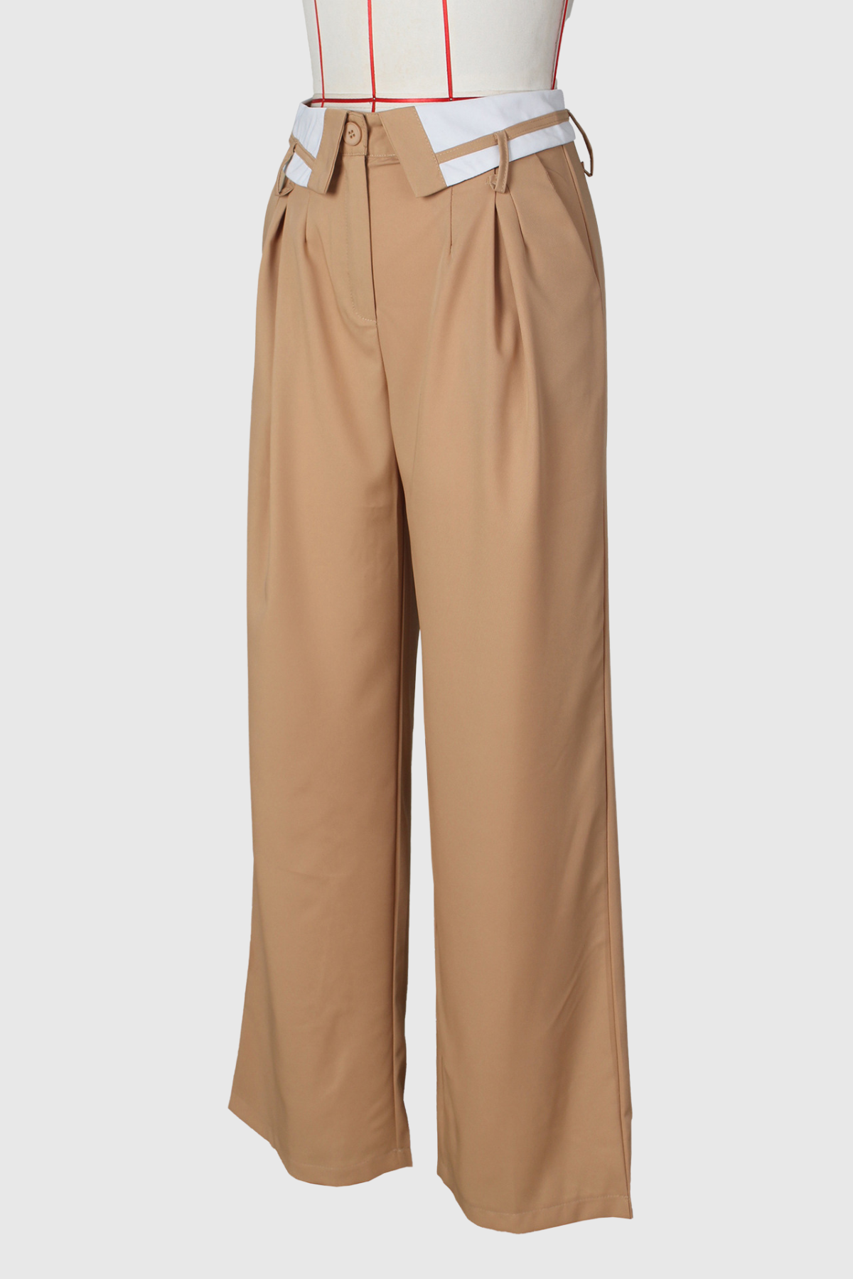 Hamza Lapel Suit Pants In Khaki