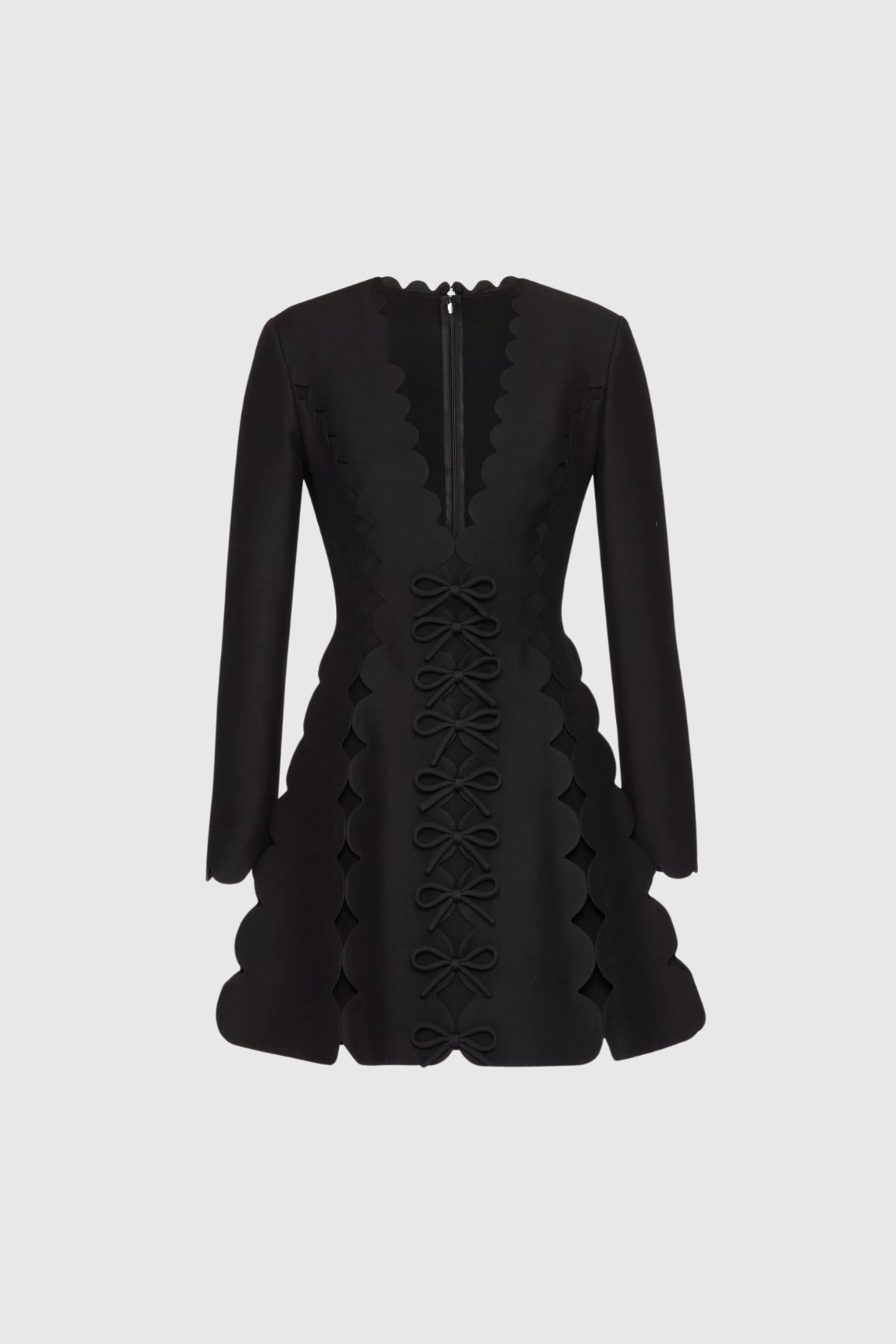 Adobe Plunge Bow Bodycon Mini Dress