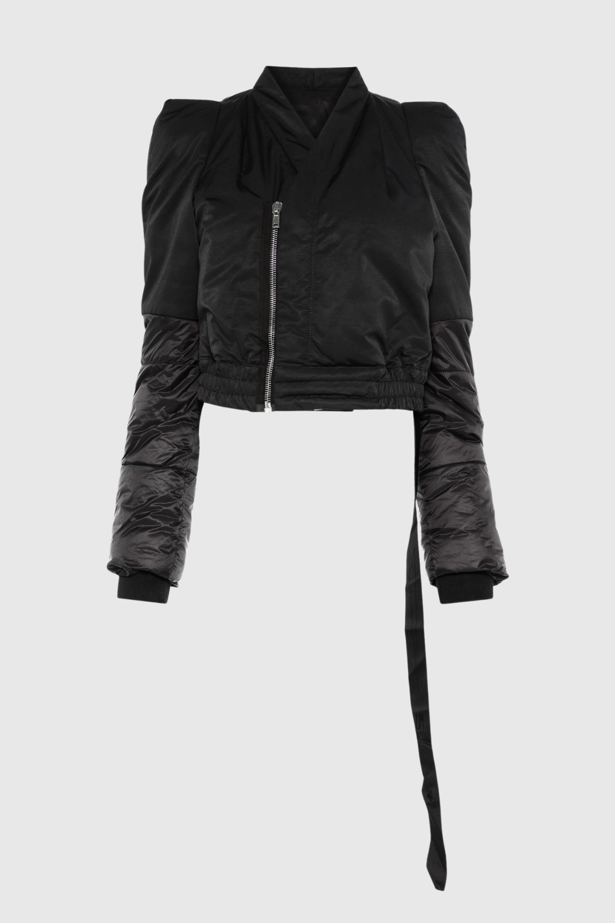 Astrid Deconstruct Zipper Fringe Cotton Jacket