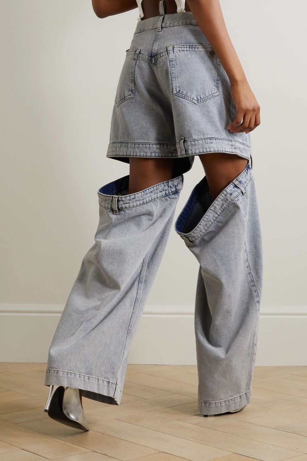 Satu Cutout Denim Jeans In Blue