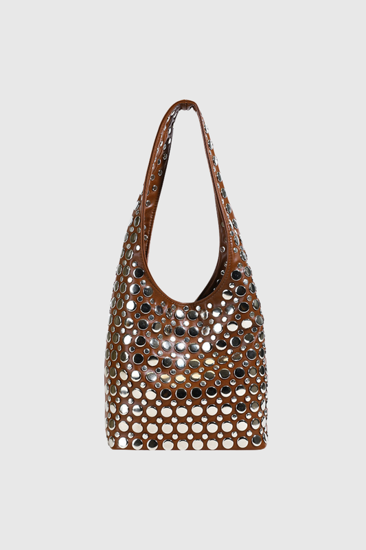 Zaher Studded Leather Bag