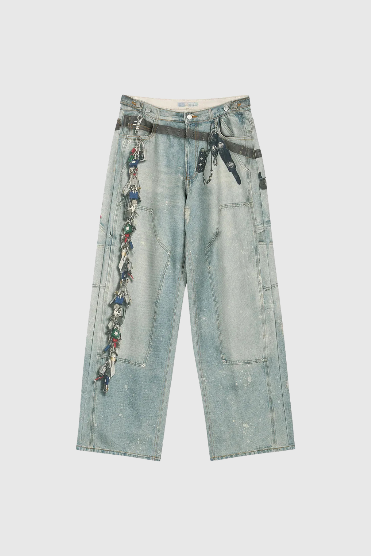 Ardal Illusion Print Wide Jeans