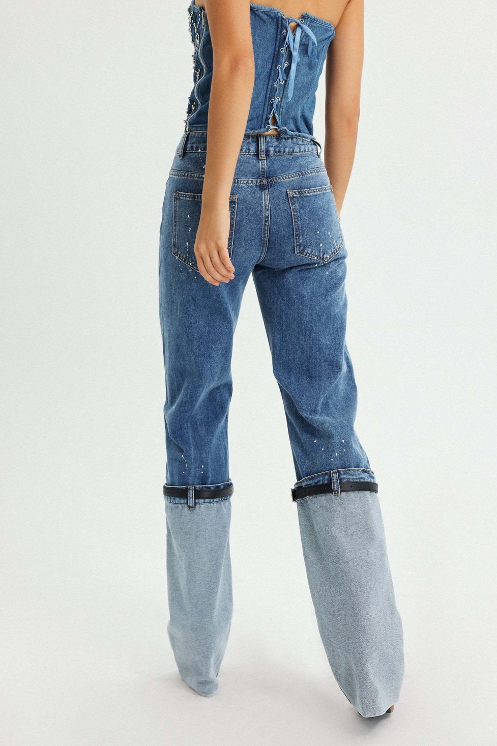 Kaysen Patchwork Denim Jeans