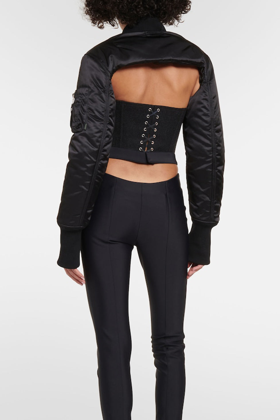 Gani Cropped Bomber Jacket