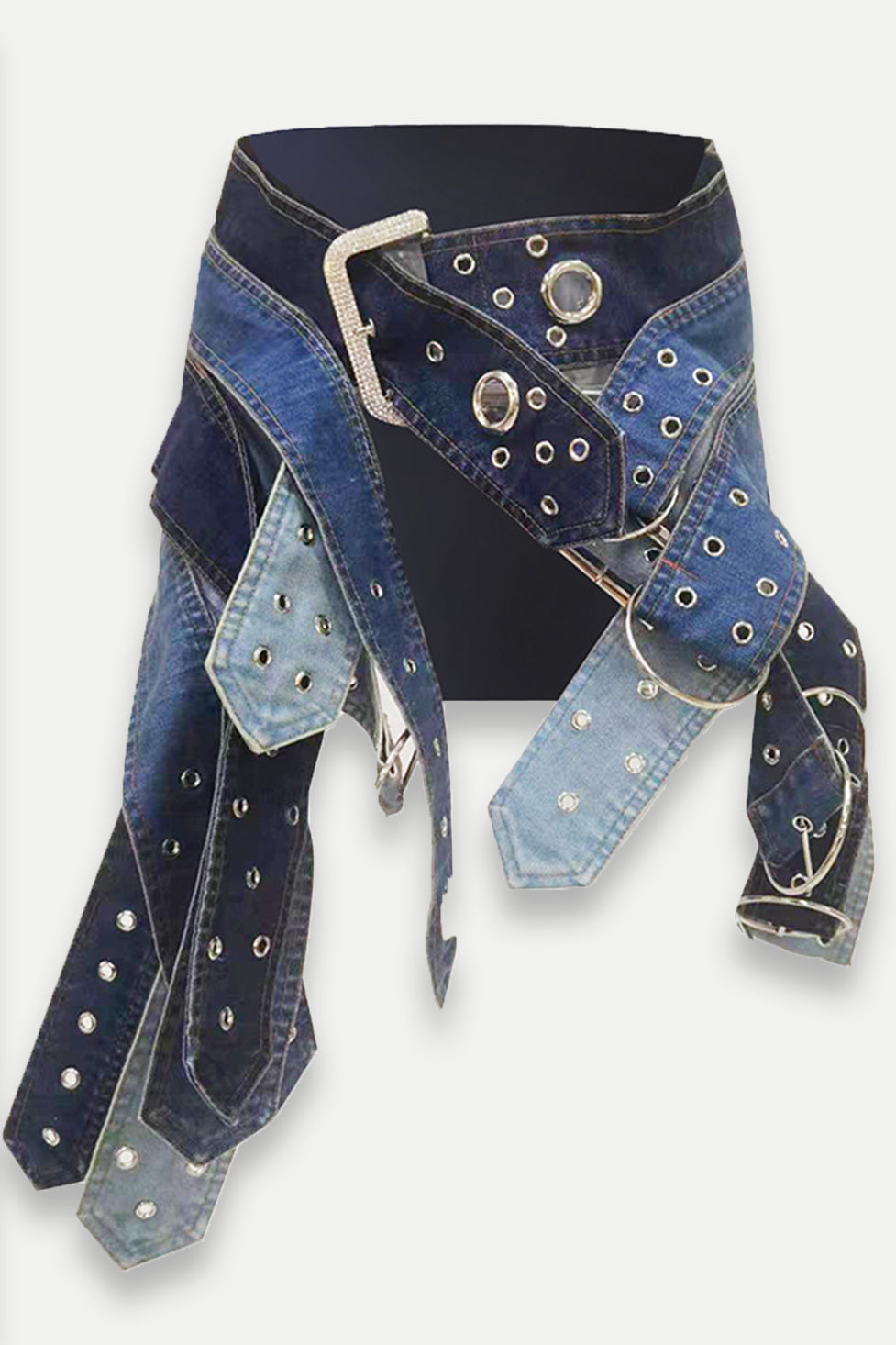 Safa Belted Mini Skirt