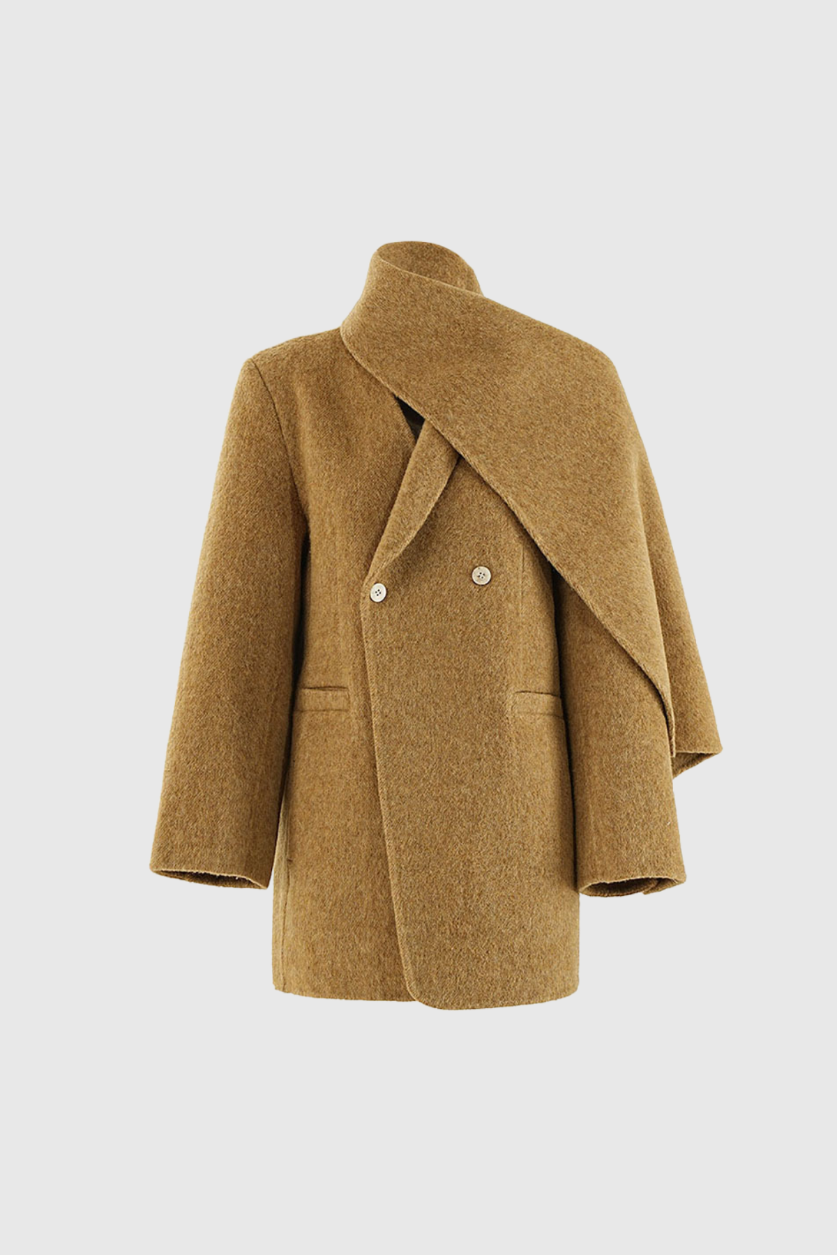 Allaun Deconstruct Shawl Asymmetric Blazer