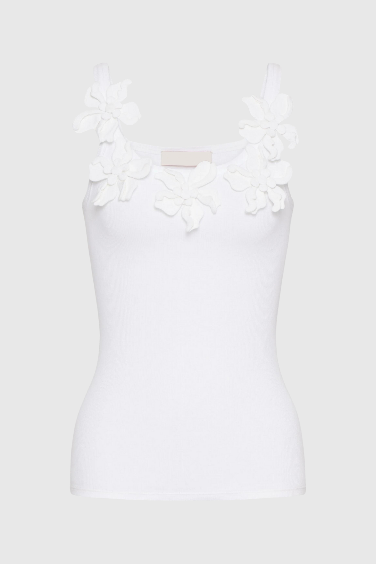 Aristotle Flower Spaghetti Strapless Top