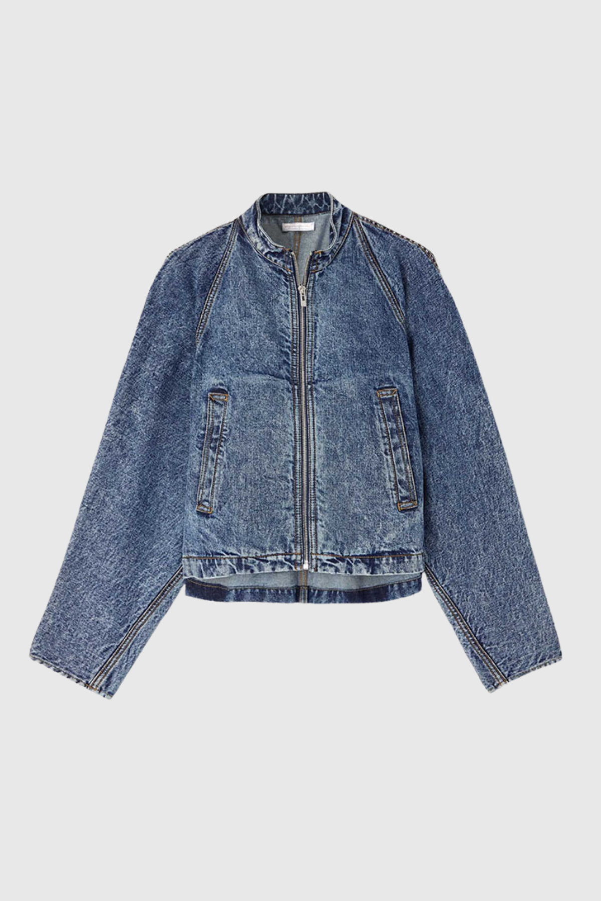 Miamor Patchwork Short Denim Jacket