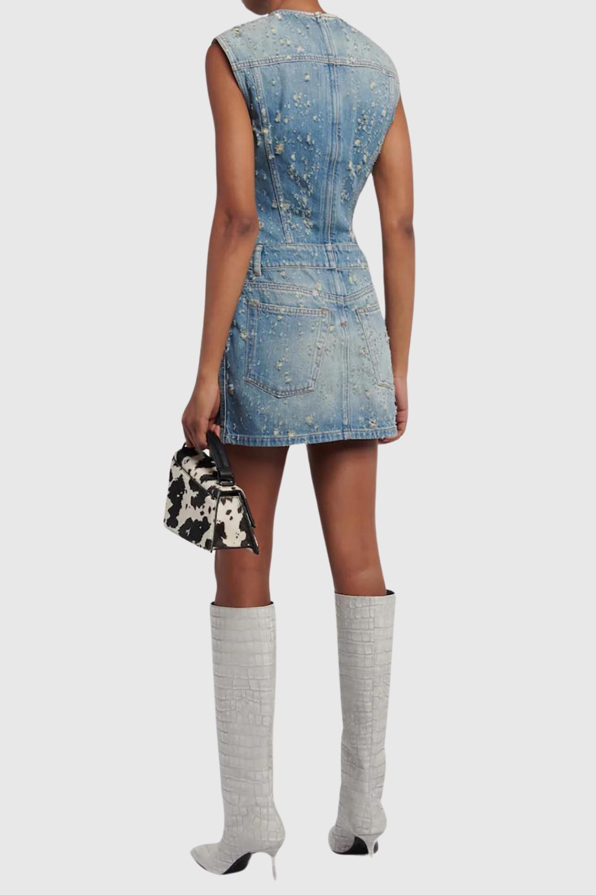 Hewitt Denim Sleeveless Mini Dress