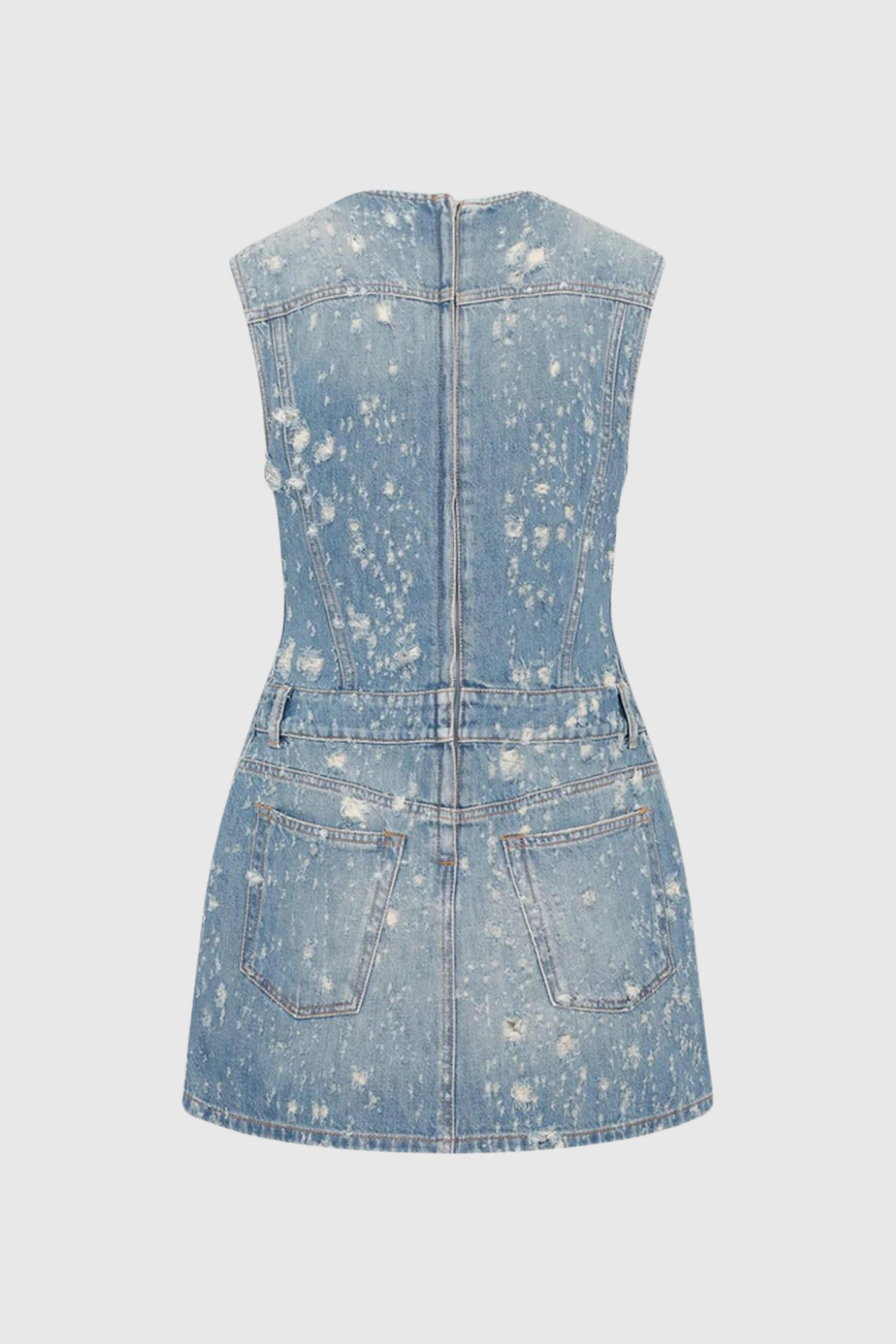 Hewitt Denim Sleeveless Mini Dress