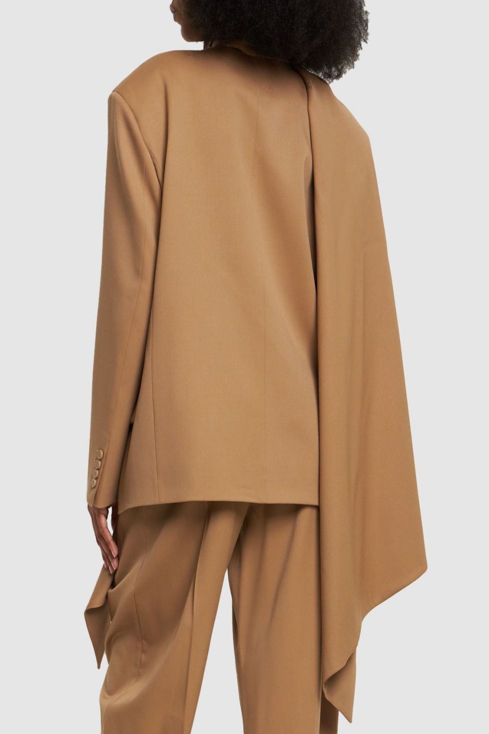 Yusra Cutout Blazer Set In Brown