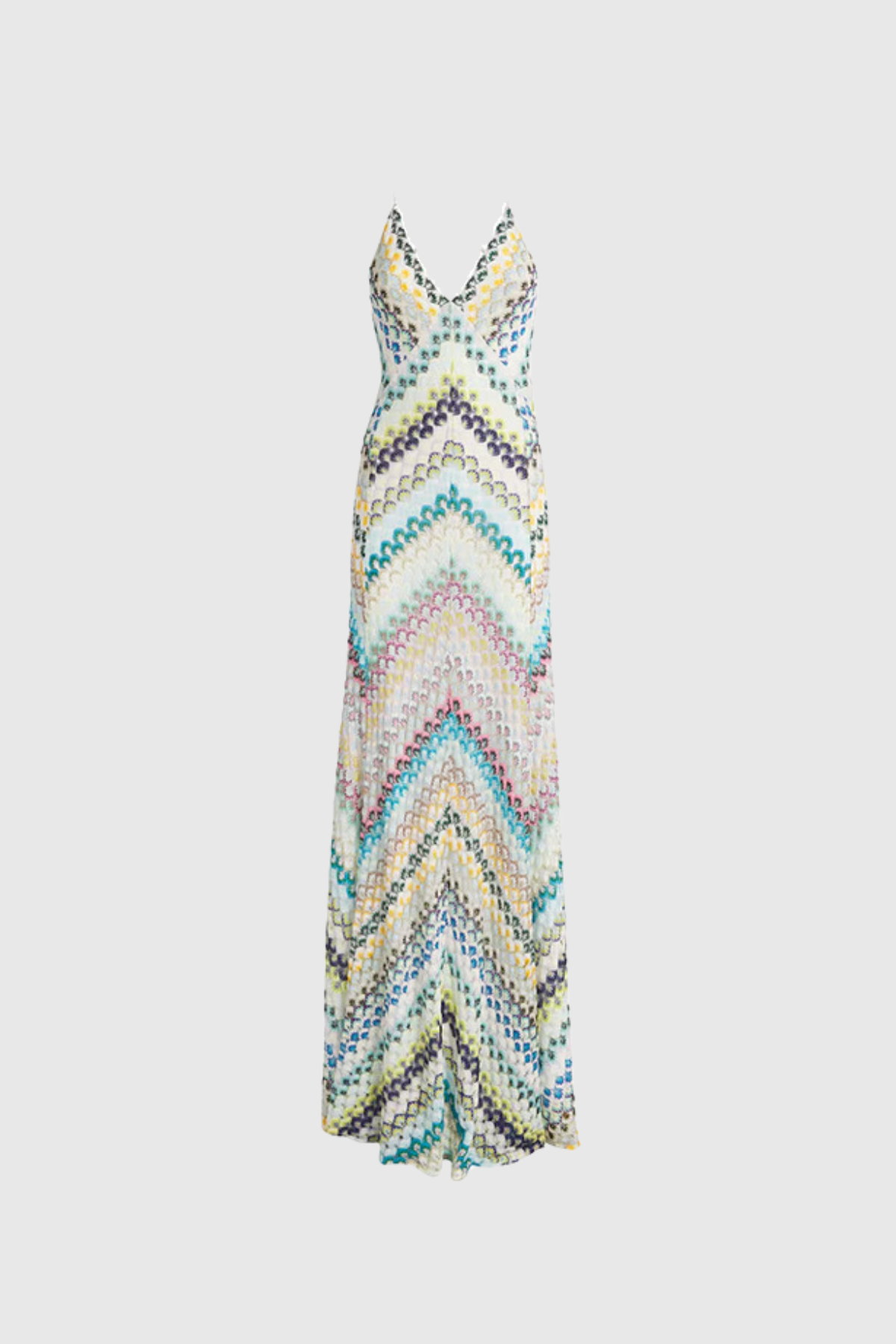 Dariy Spaghetti Backless Maxi Dress In Green