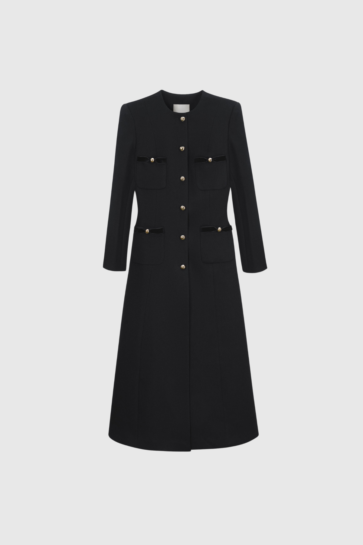 Creon Long Sleeve Split Midi Dress