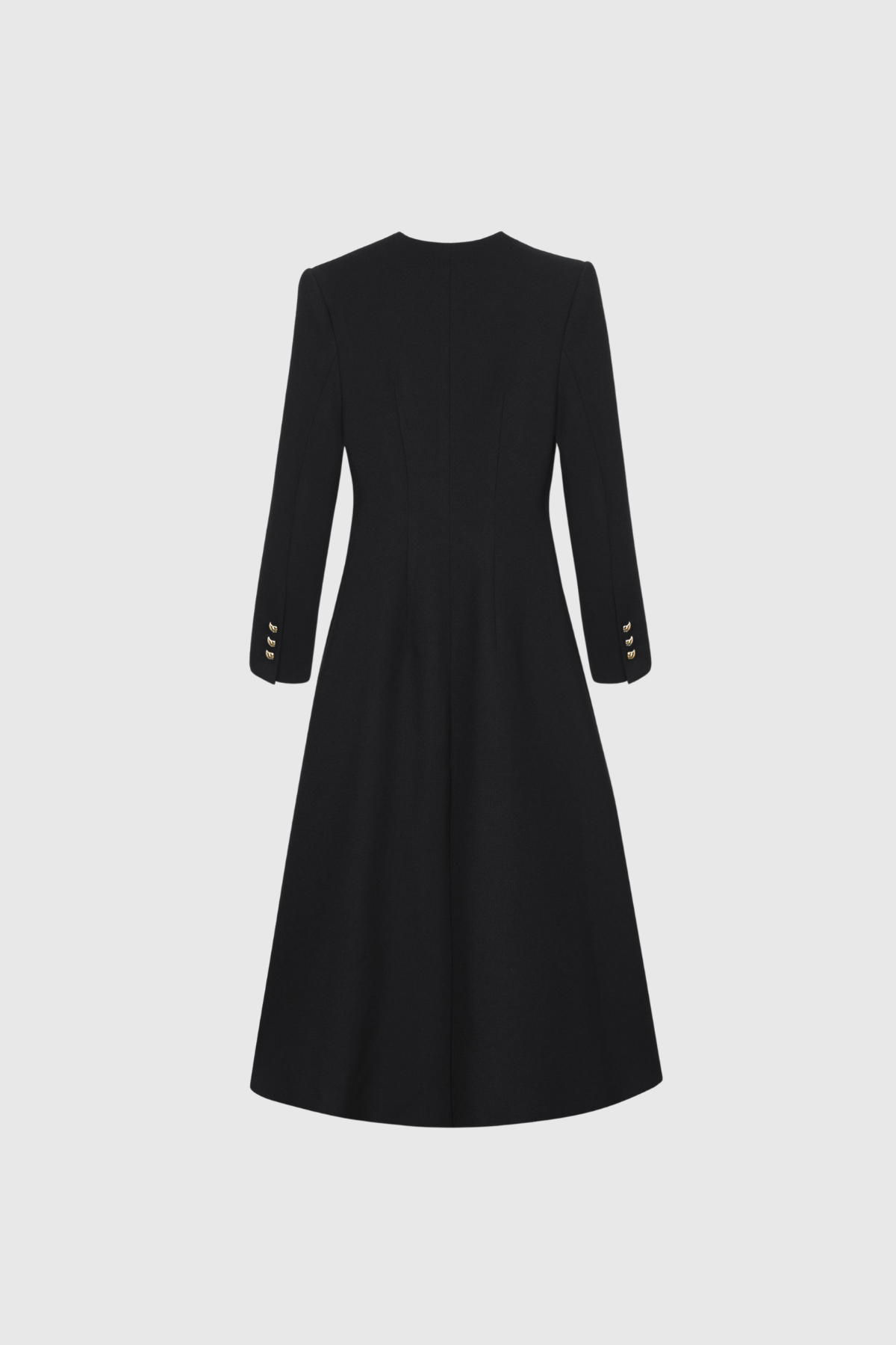 Creon Long Sleeve Split Midi Dress