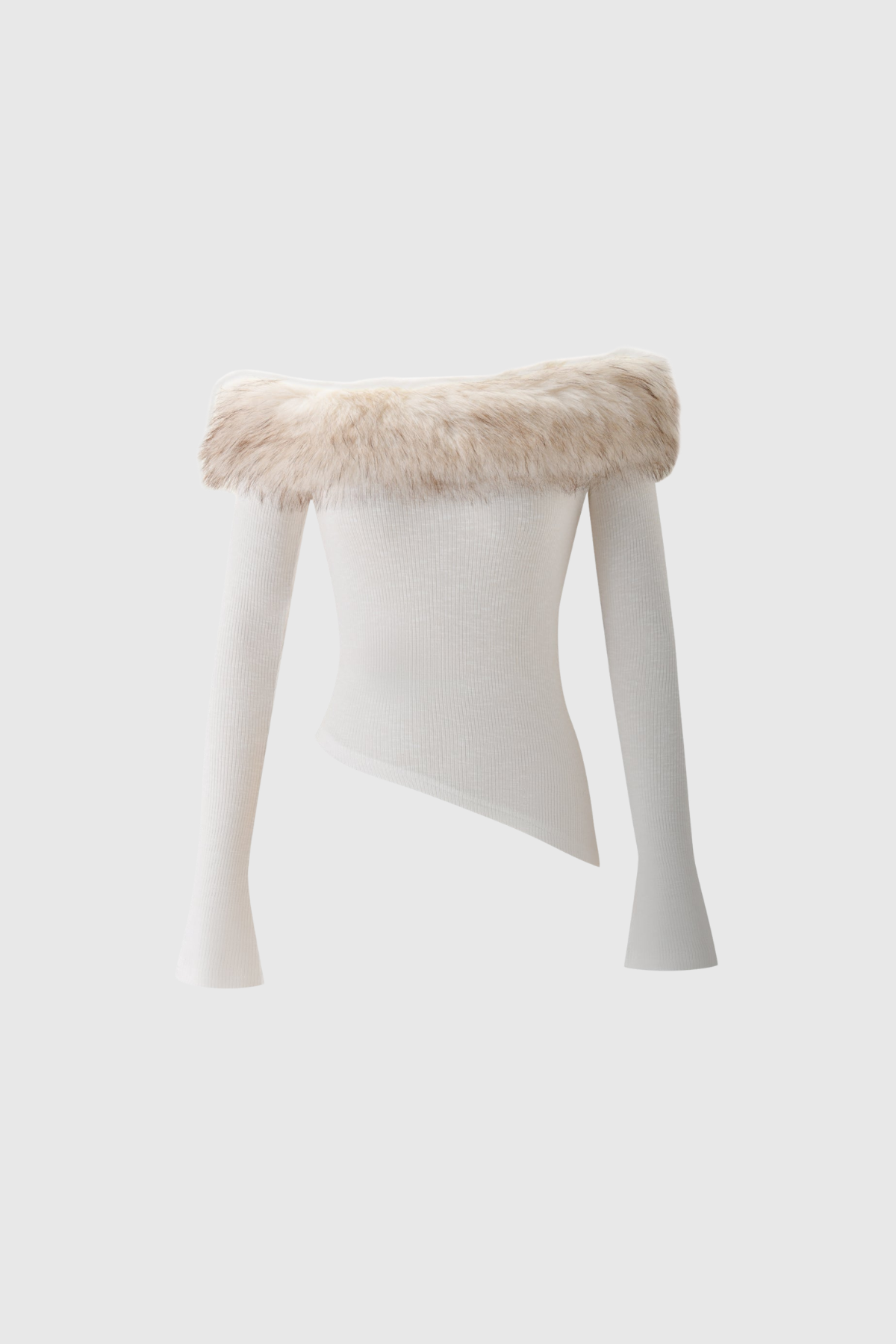 Dax Faux Fur Off Shoulder Top