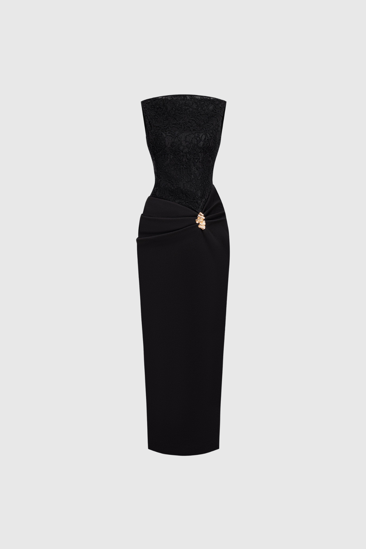 Detlev Sleeveless Deconstruct Maxi Dress