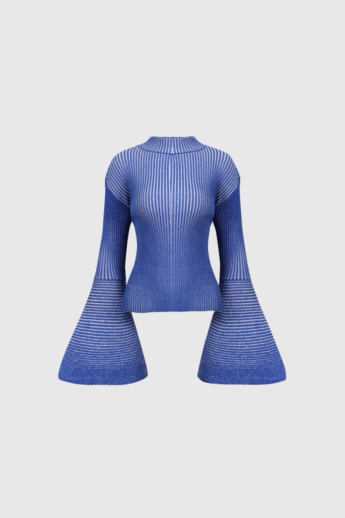 Edmond Bell Sleeve Stripe Knit Top