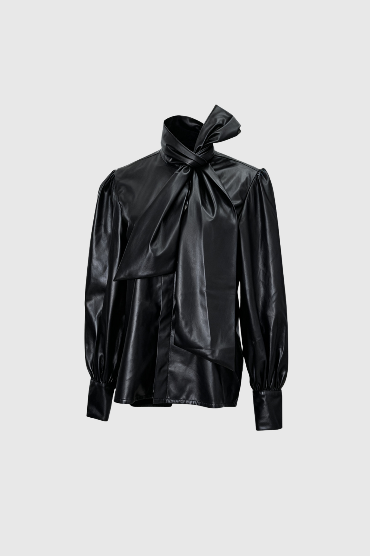 Faisal Tie Up Leather Shirt