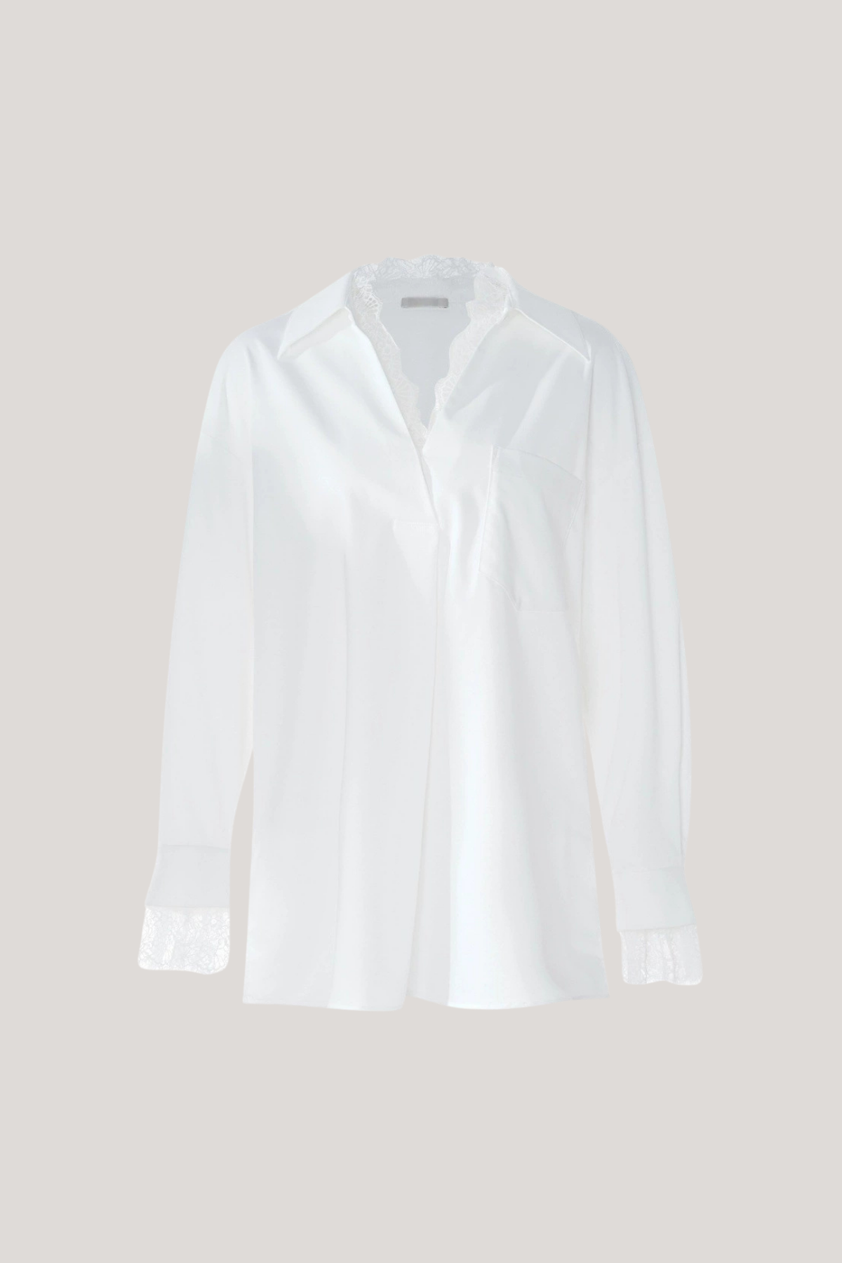 Dipak Lace V Neck Shirt