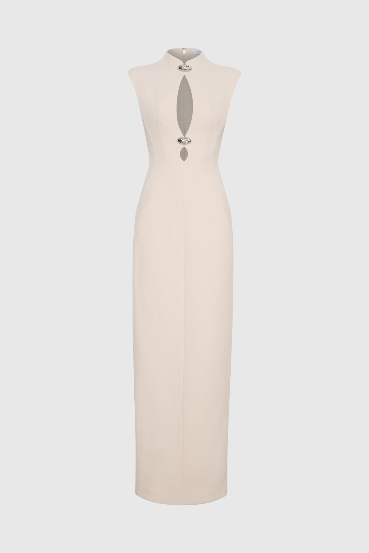Eliou Sleeveless Cutout Maxi Dress In White