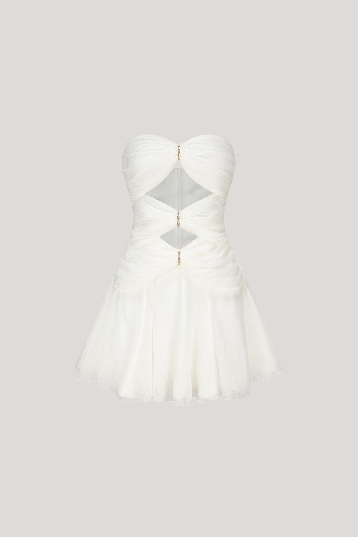Dua Strapless Cutout Mini Dress