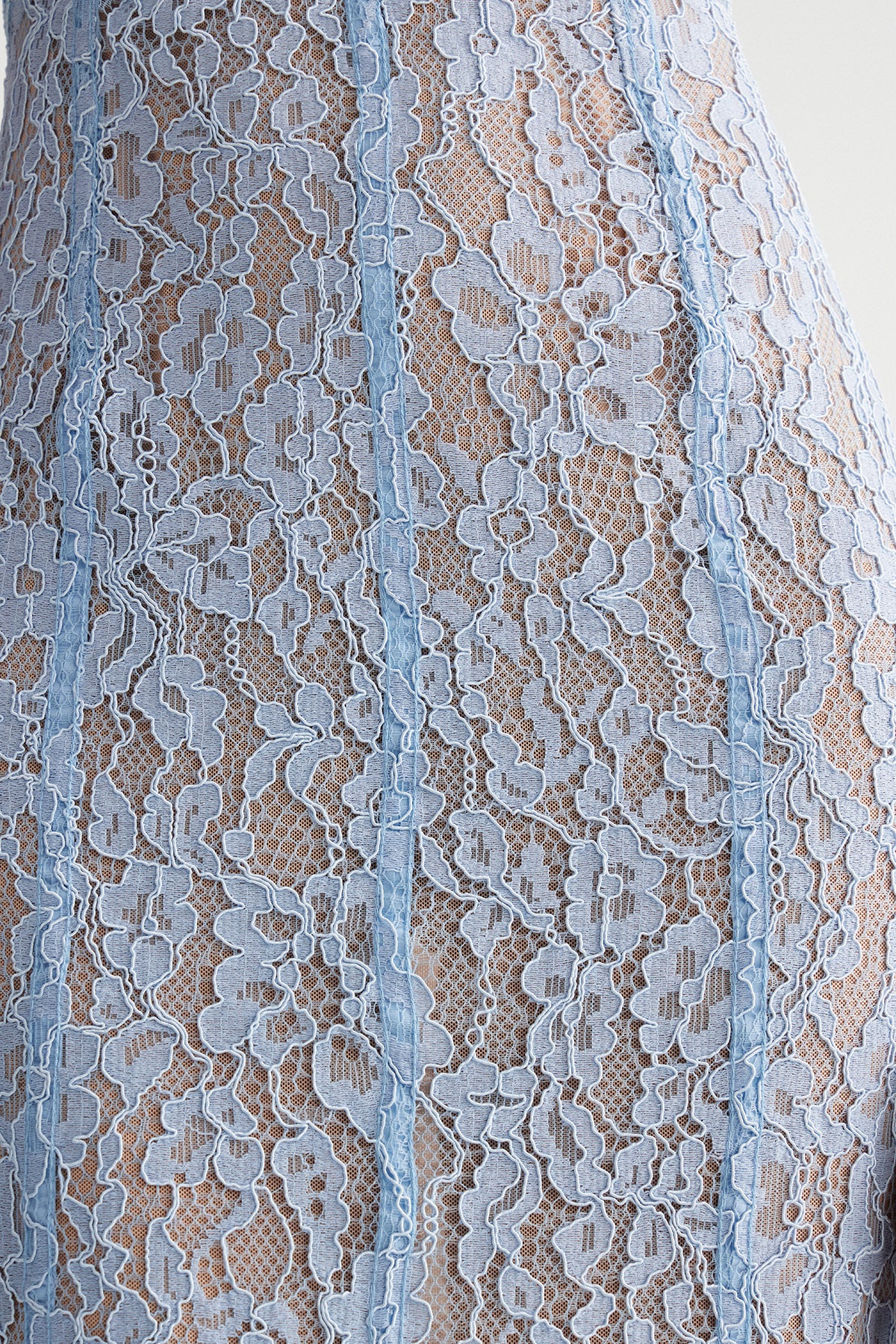 Doruk Lace Maxi Dress In Blue