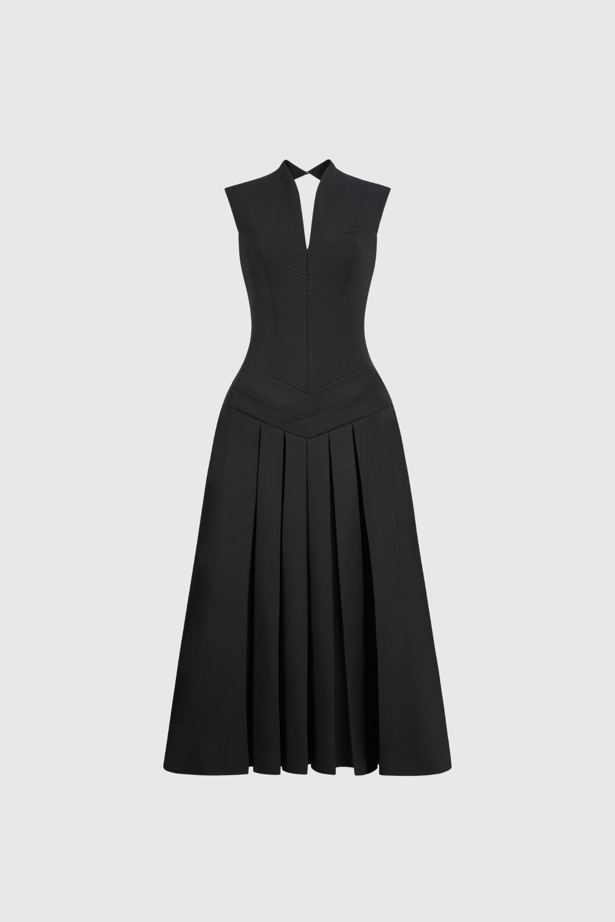 Dandi Sleeveless Pleated Midi Dress