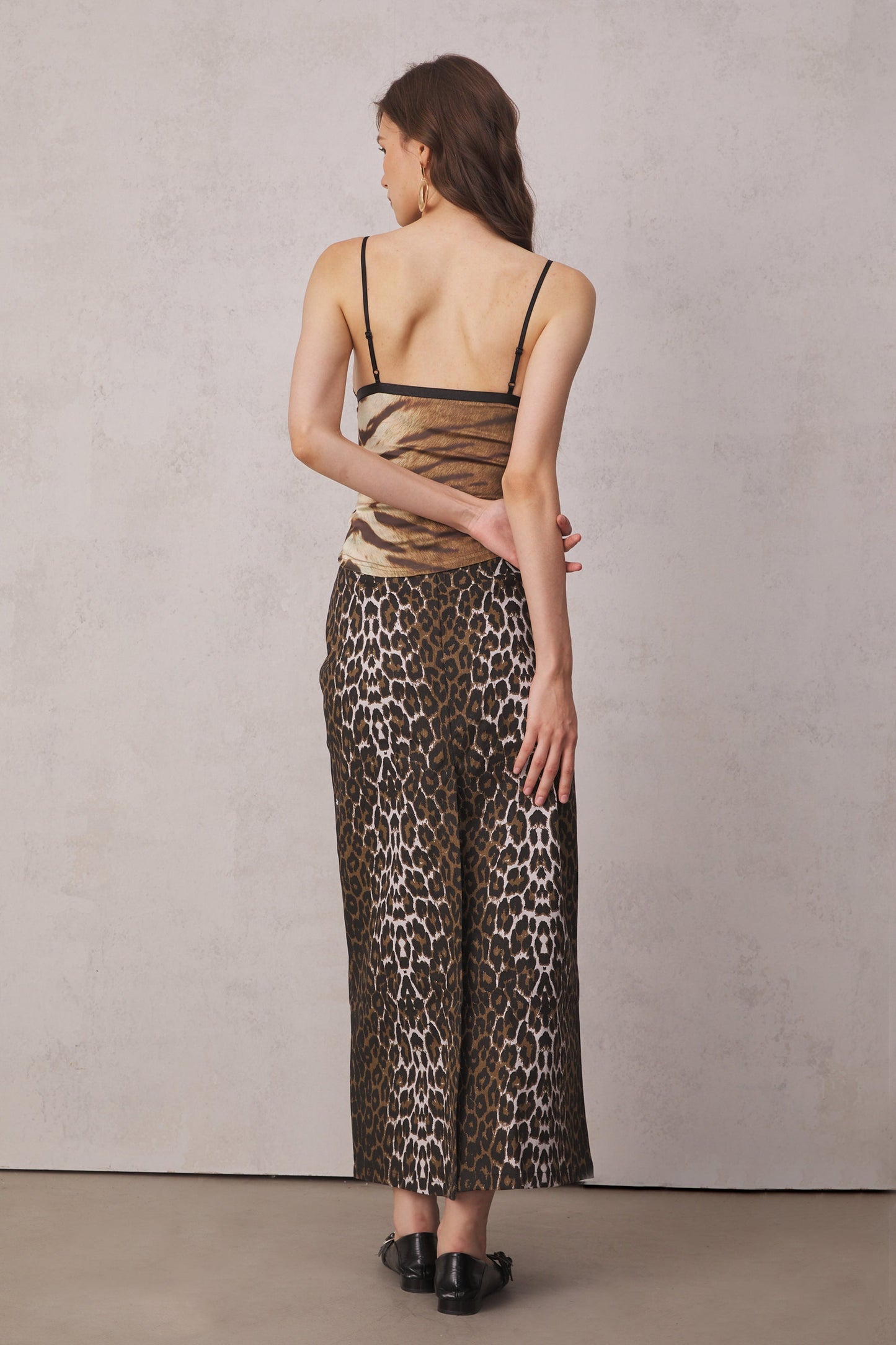 Marilyn Leopard Split Maxi Skirt