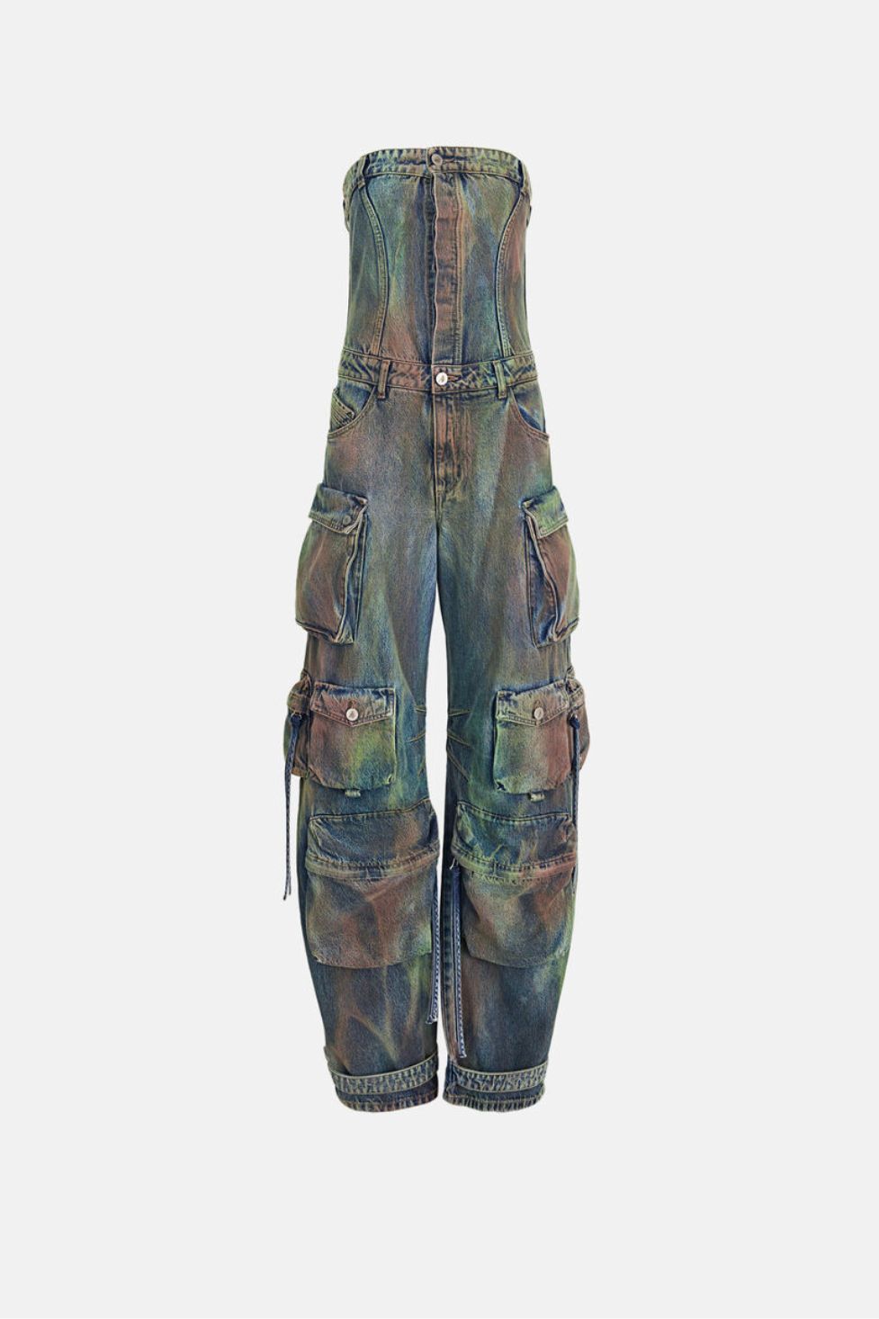 Nacho Camouflage Denim Jumpsuit