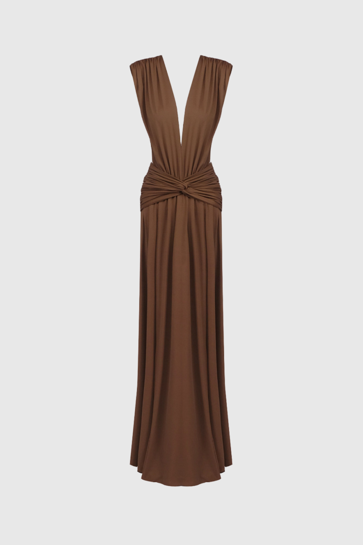 Emmerich Plunge Twist Maxi Dress
