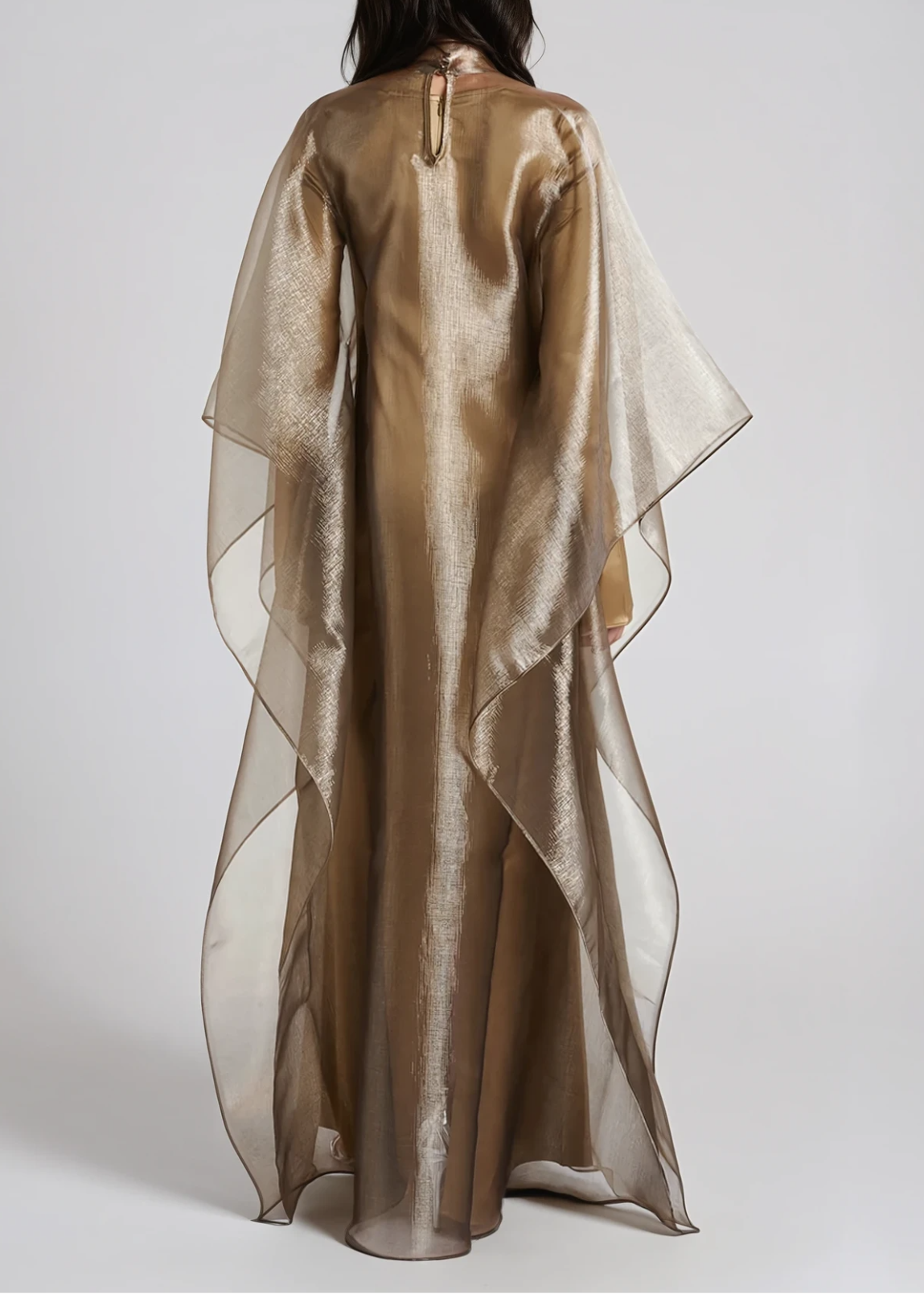 Ffion Mesh Shawl Maxi Dress
