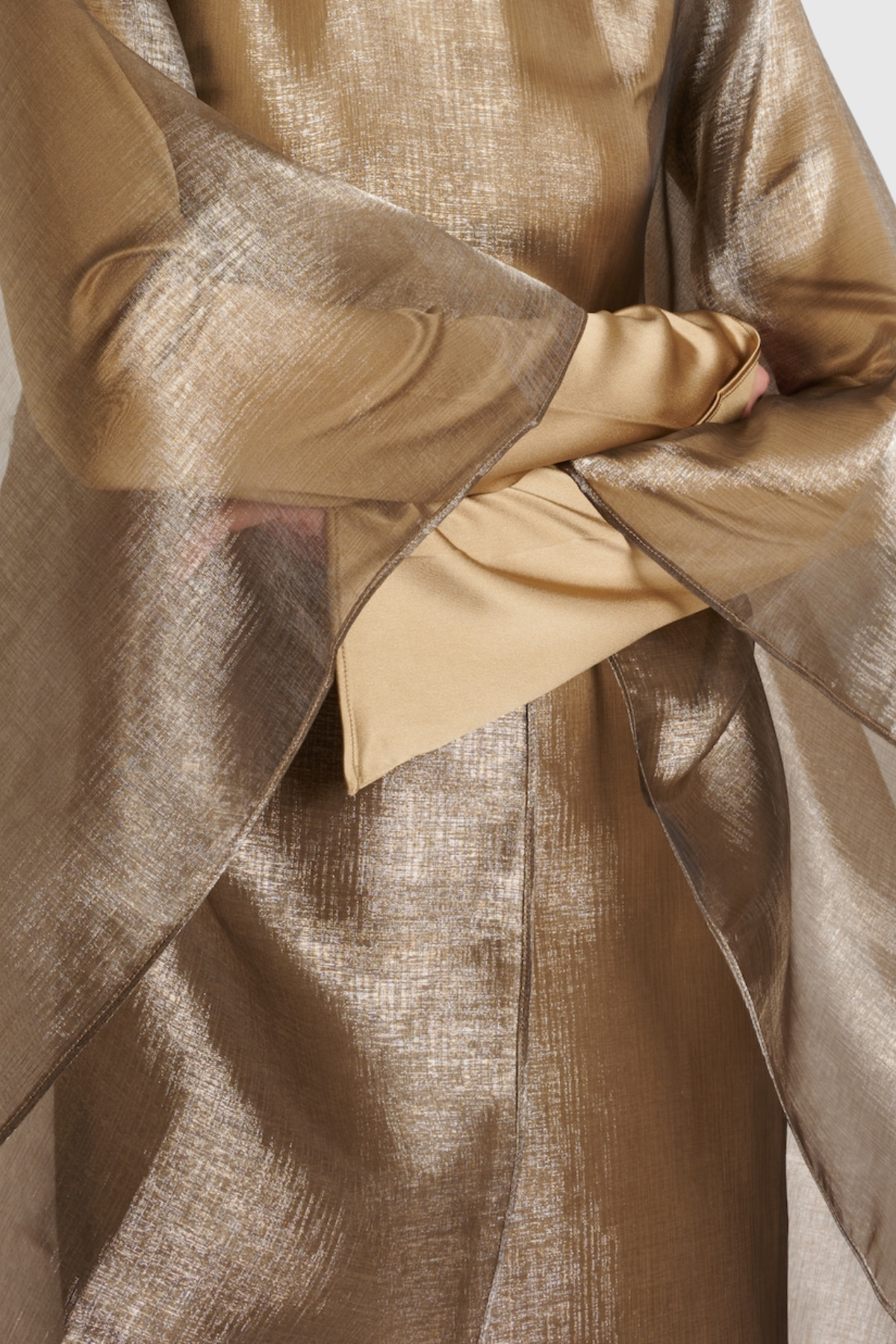 Ffion Mesh Shawl Maxi Dress