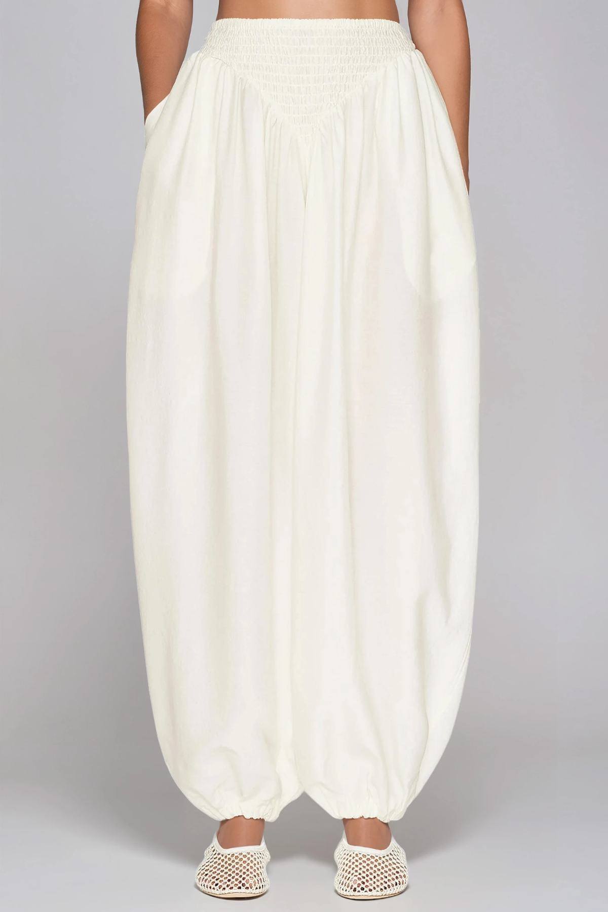 Fionntan Strapless Ruch Ruffle Pants Set