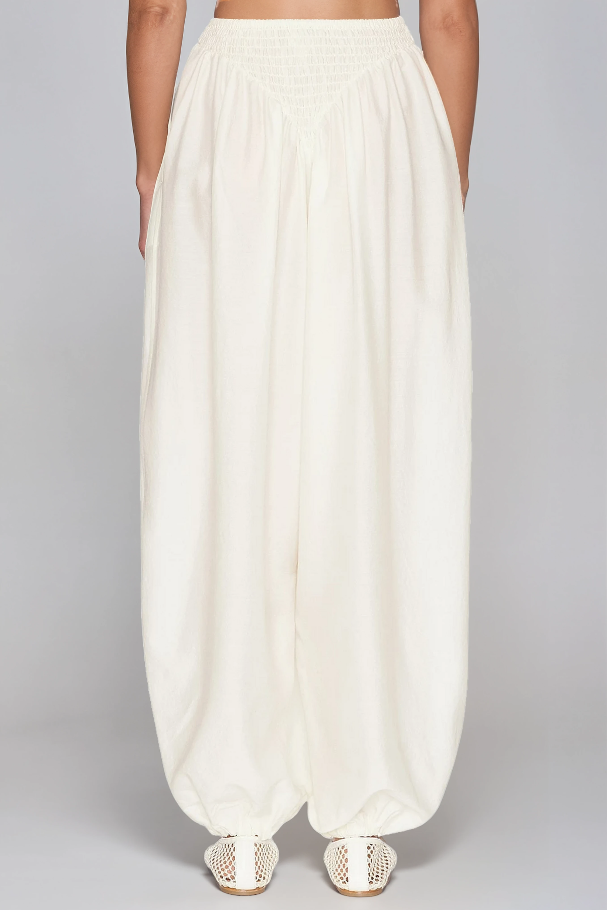 Fionntan Strapless Ruch Ruffle Pants Set