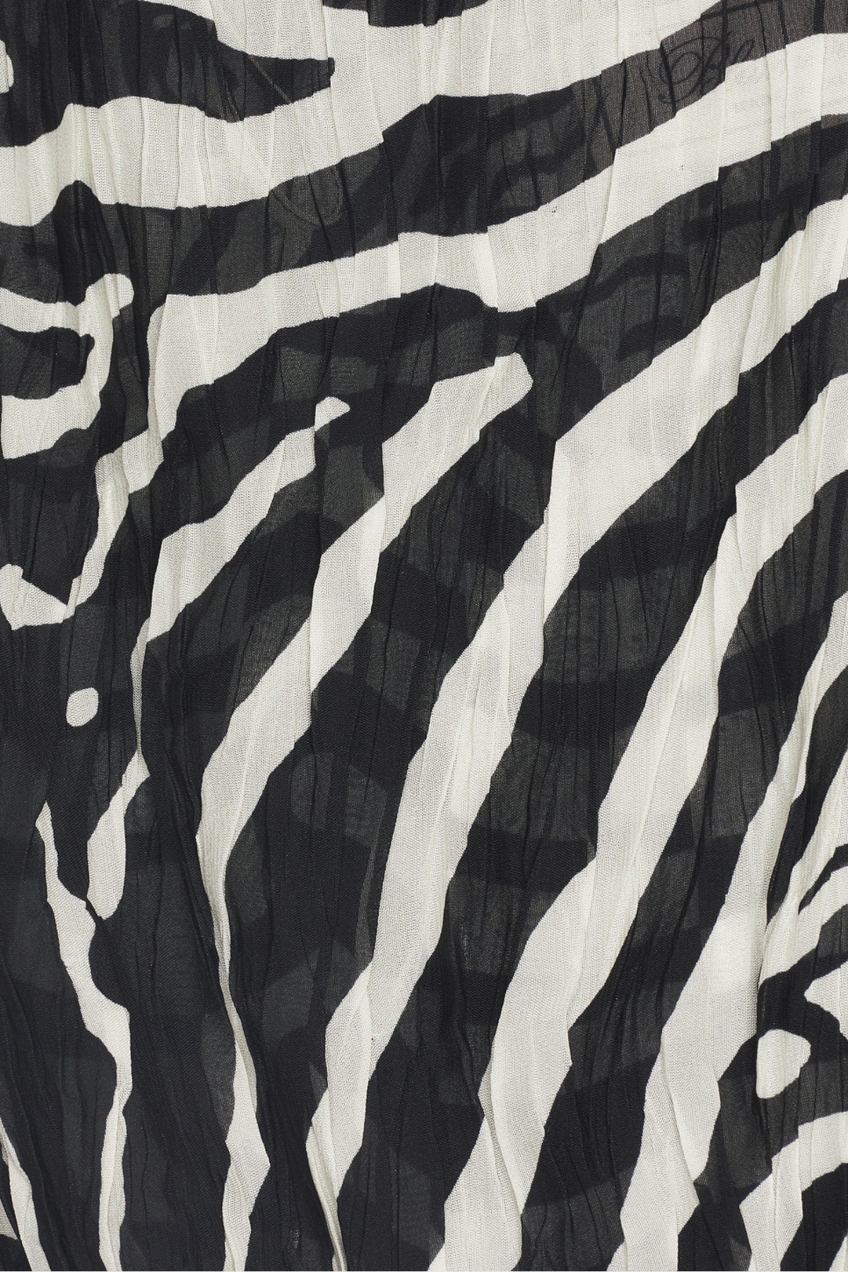 Flavius Off Shoulder Zebra Print Skirt Set