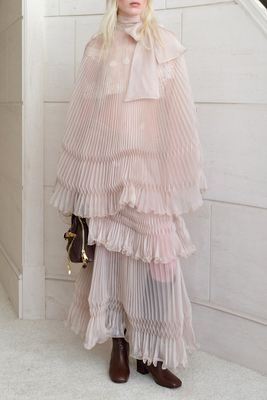 Folke Ruffle Mesh Tiered Skirt Set