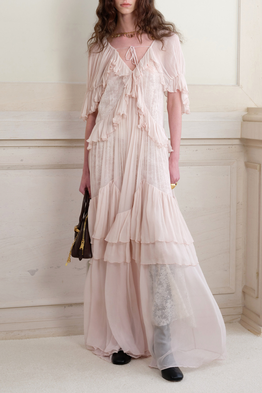 Folke Ruffle Tiered Maxi Dress