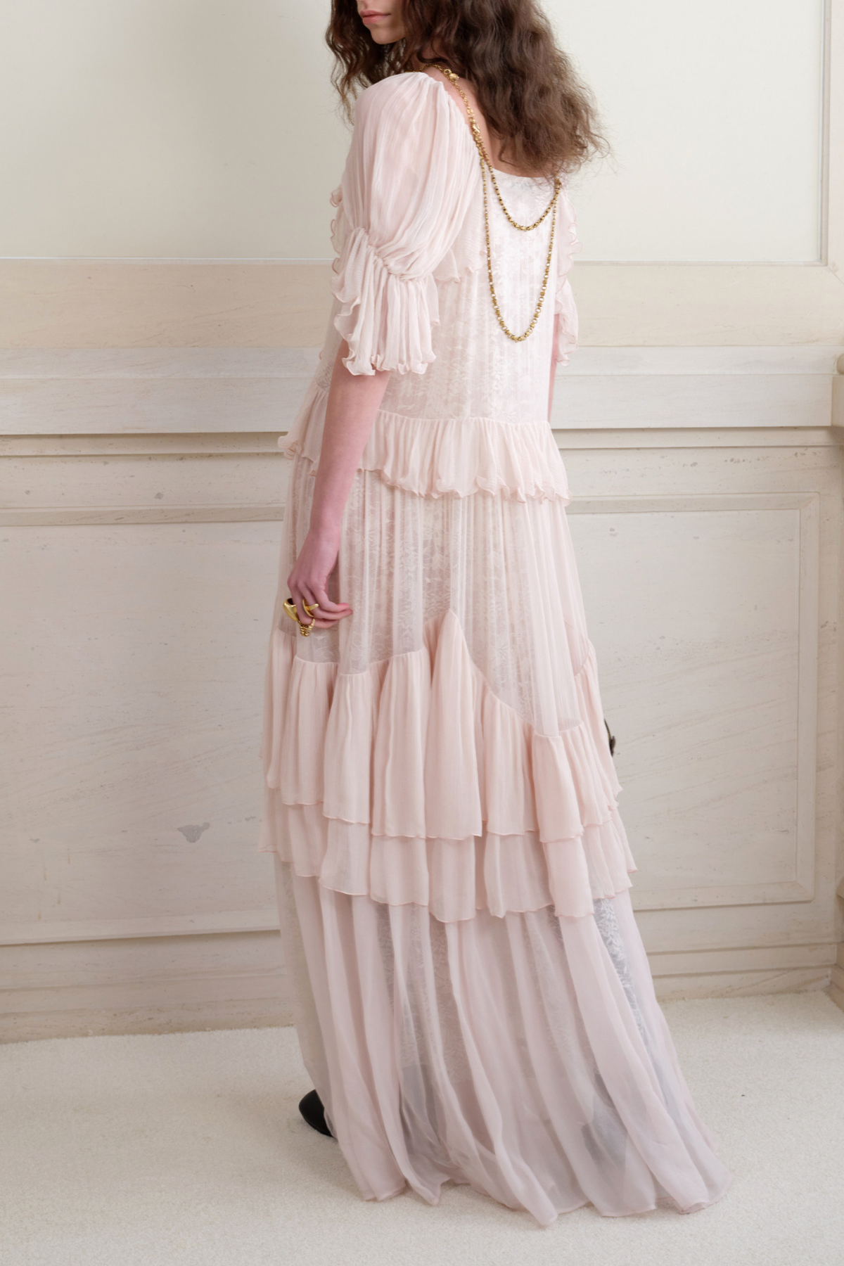 Folke Ruffle Tiered Maxi Dress