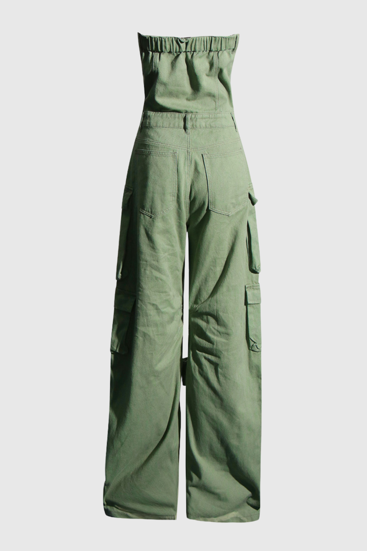 Carol Strapless Cargo Jumpsuit