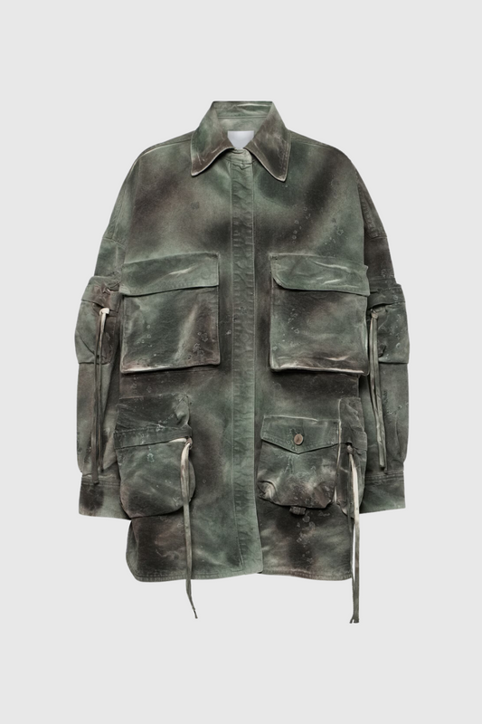 Dariel Pocket Camouflage Print Jacket