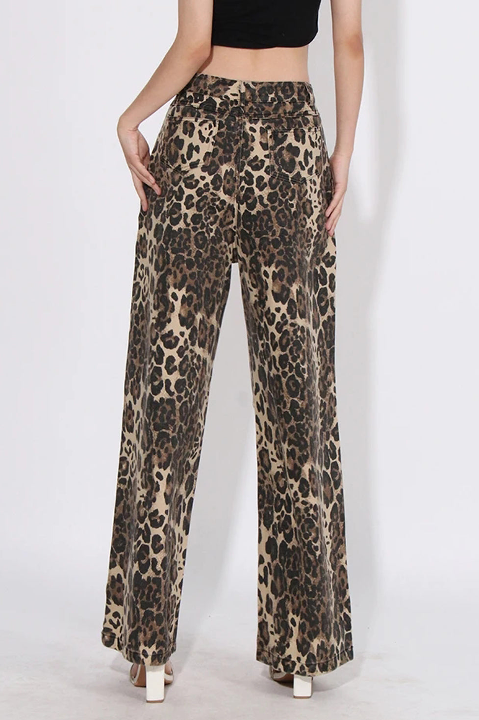 Fala Leopard Straight Jeans