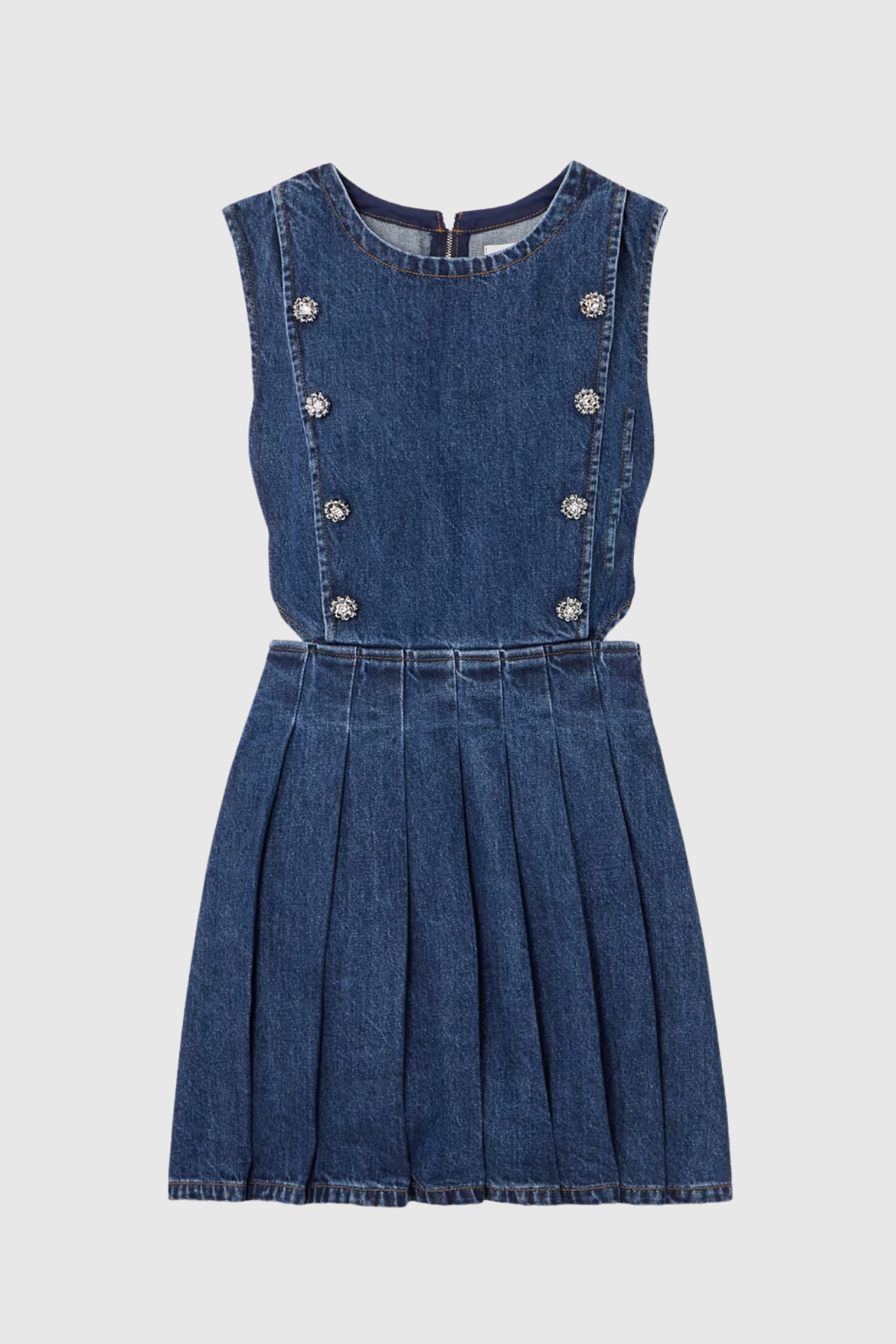 Albany Denim Sleeveless Mini Dress