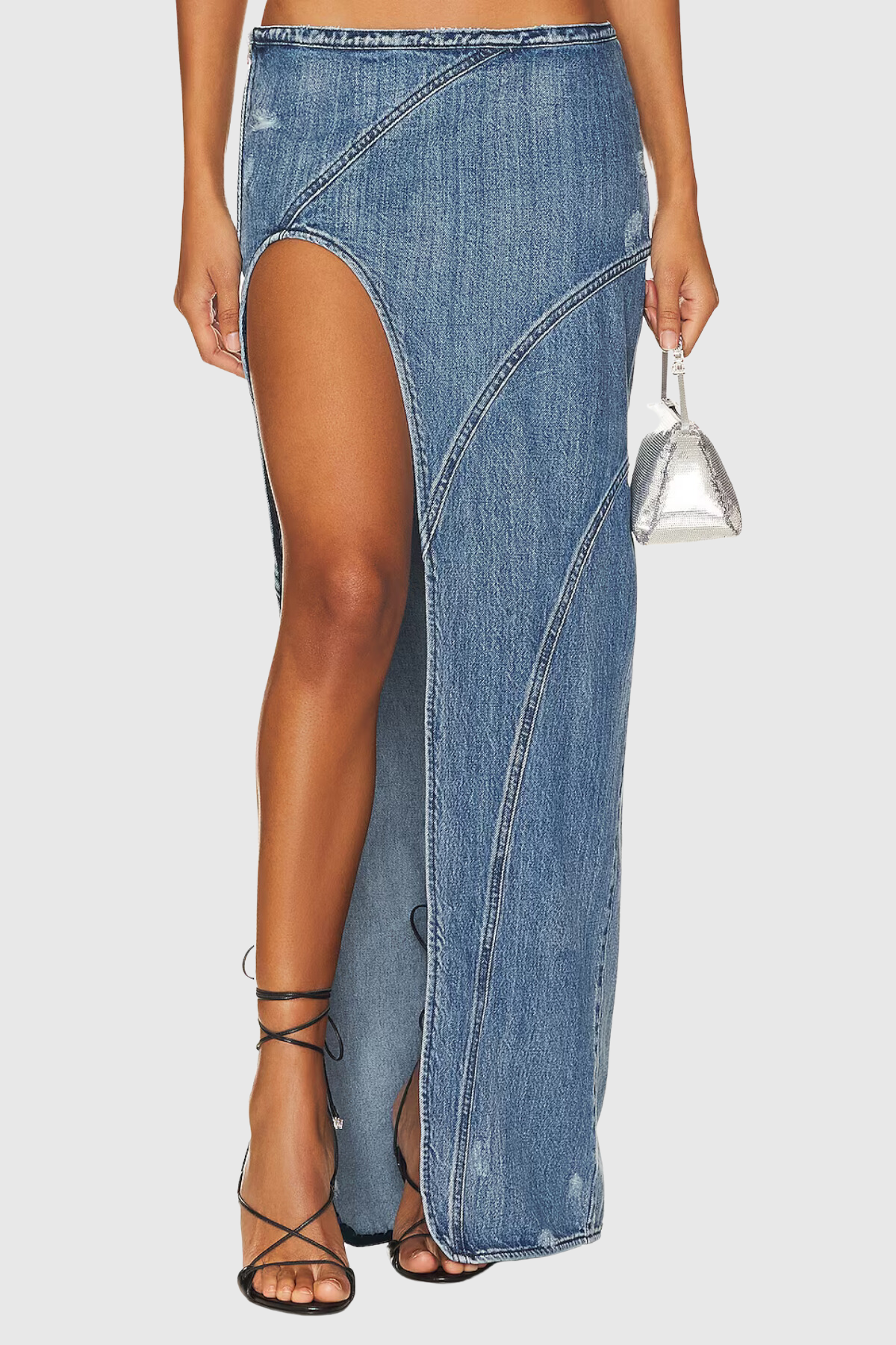 Levon High Split Maxi Skirt