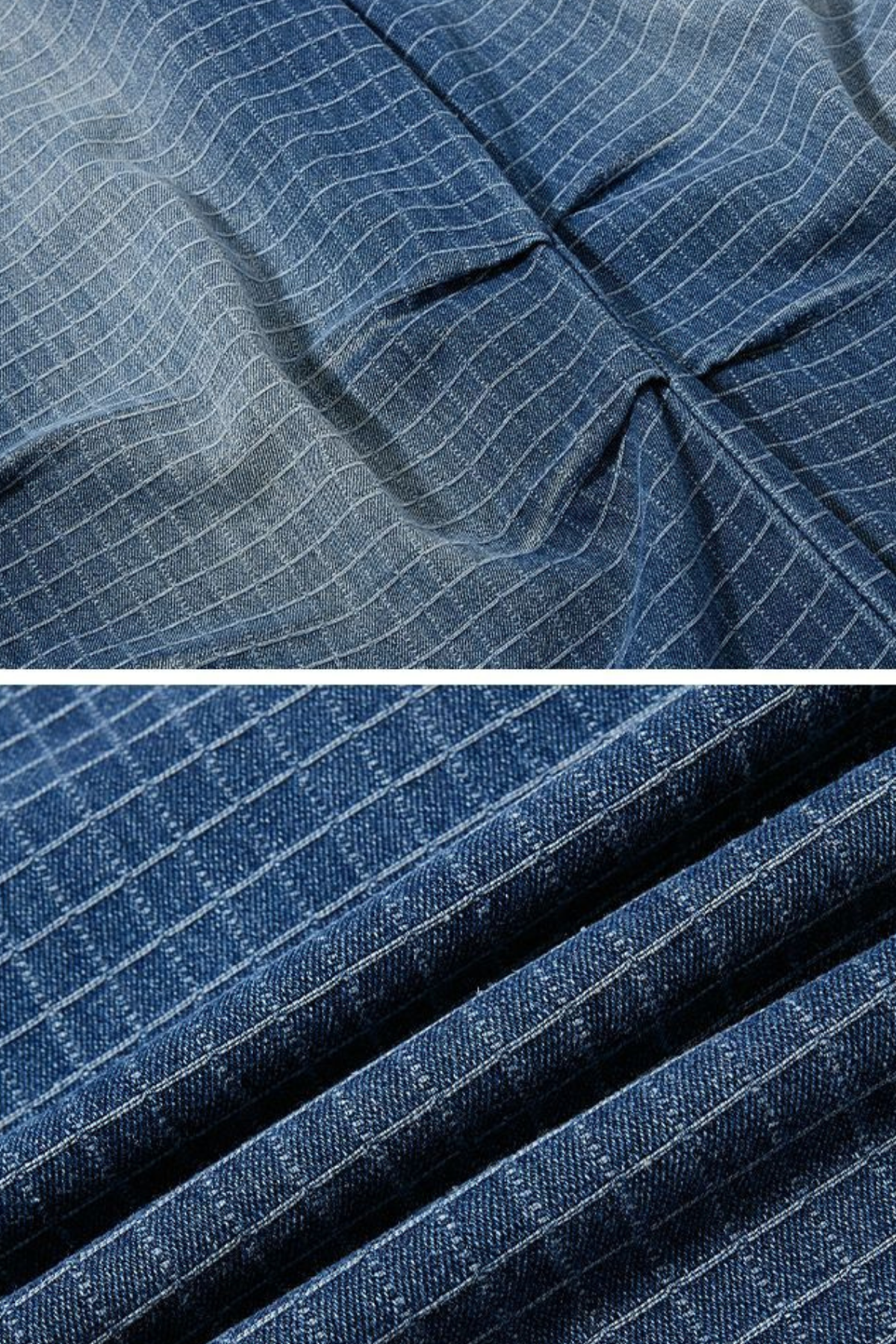 Kaipo Drawstring Grid Jeans